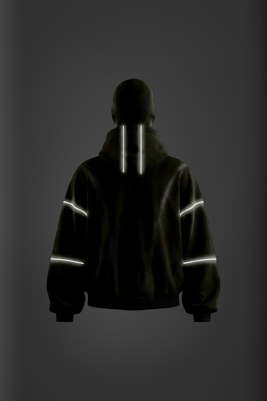 Zip hoodie “LITGHTNING” black